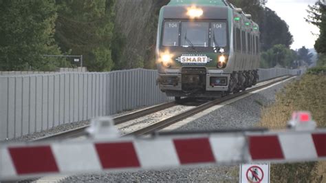 SMART train service delayed after crash with bicycle in Rohnert Park